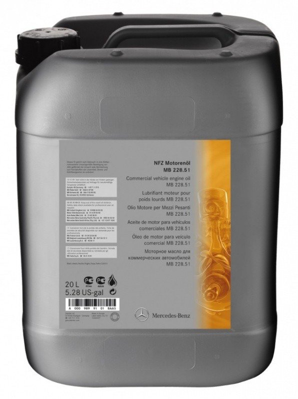 MercedesBenz genuine engine oil, mercedes mb228.51 oil, mercedes low ash/saps oil, vito